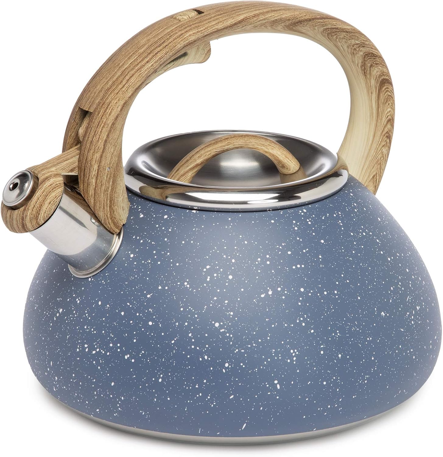 Goodful 25QT Stainless Steel Whistling Kettle with Trigger Spout
