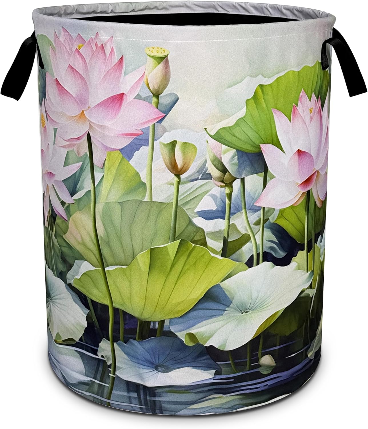 Elegant Foldable Laundry Basket for Home Office and Travel