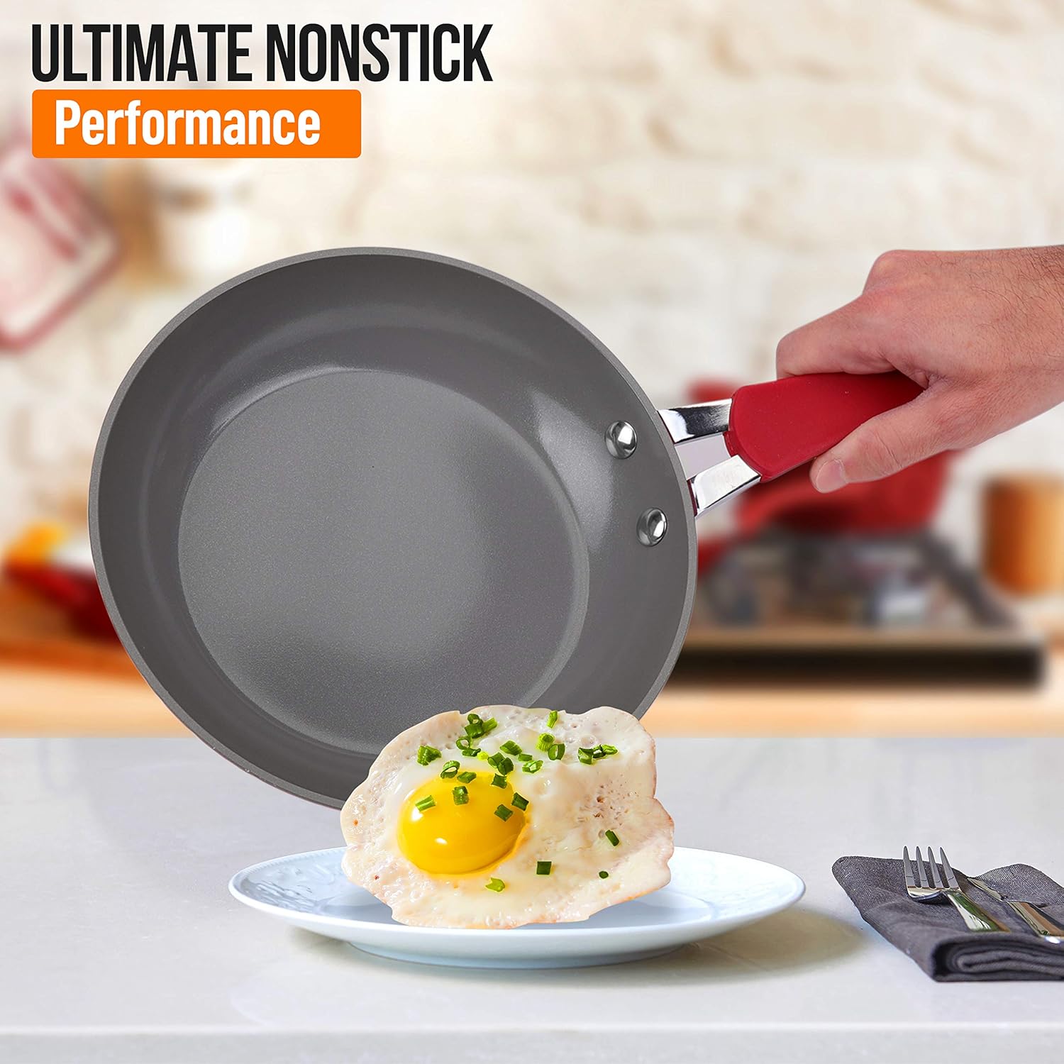 NutriChef 8 Durable Small Fry Pan