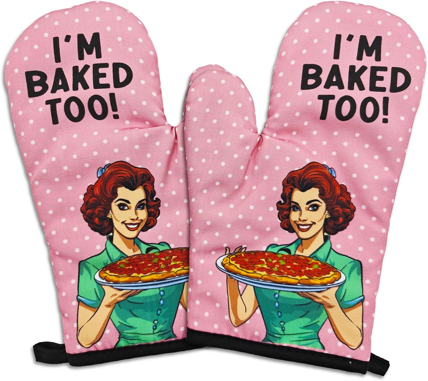 Get 2 Pcs Funny Ovenmitts