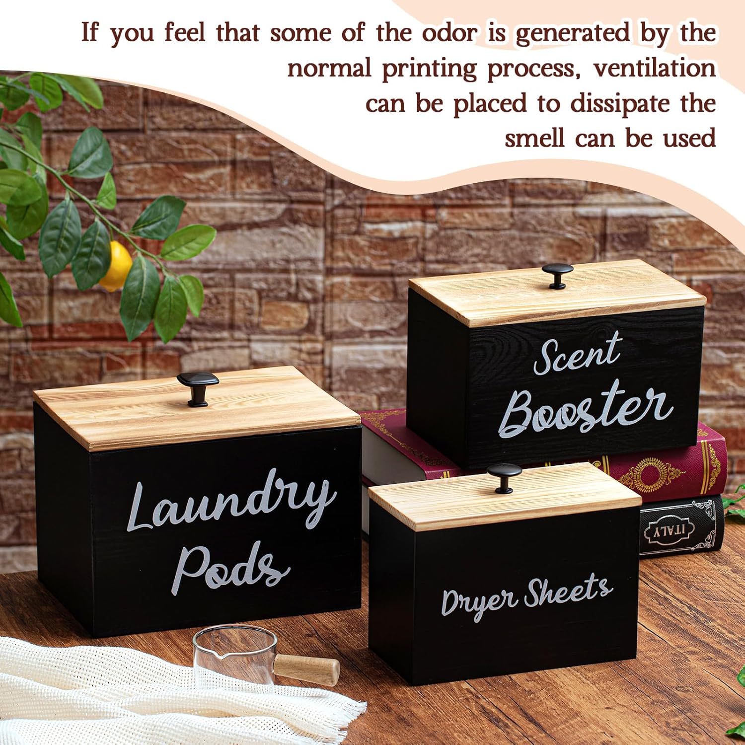 Dandat 3 Pcs Dryer Sheet Holder Set with Scoop