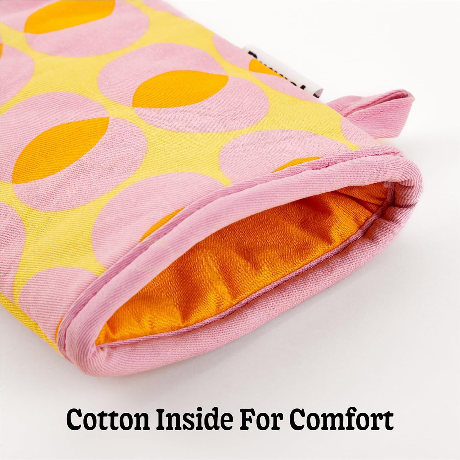 Baagol Premium Heat-Resistant Cotton Oven Mitt Set with Non-Slip Grips