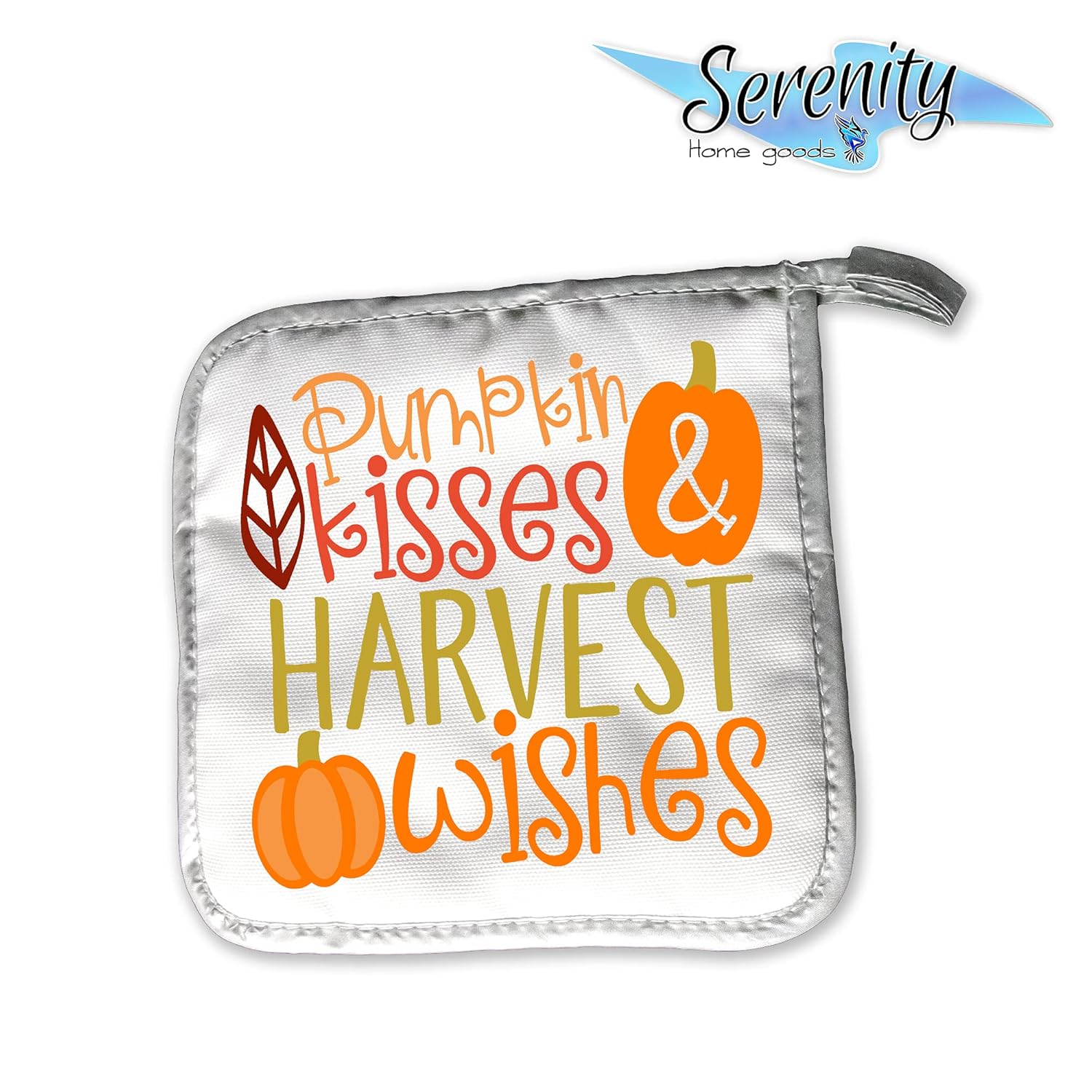Decorative Cloth Oven Mitt Pot Holder Set Autumn Halloween