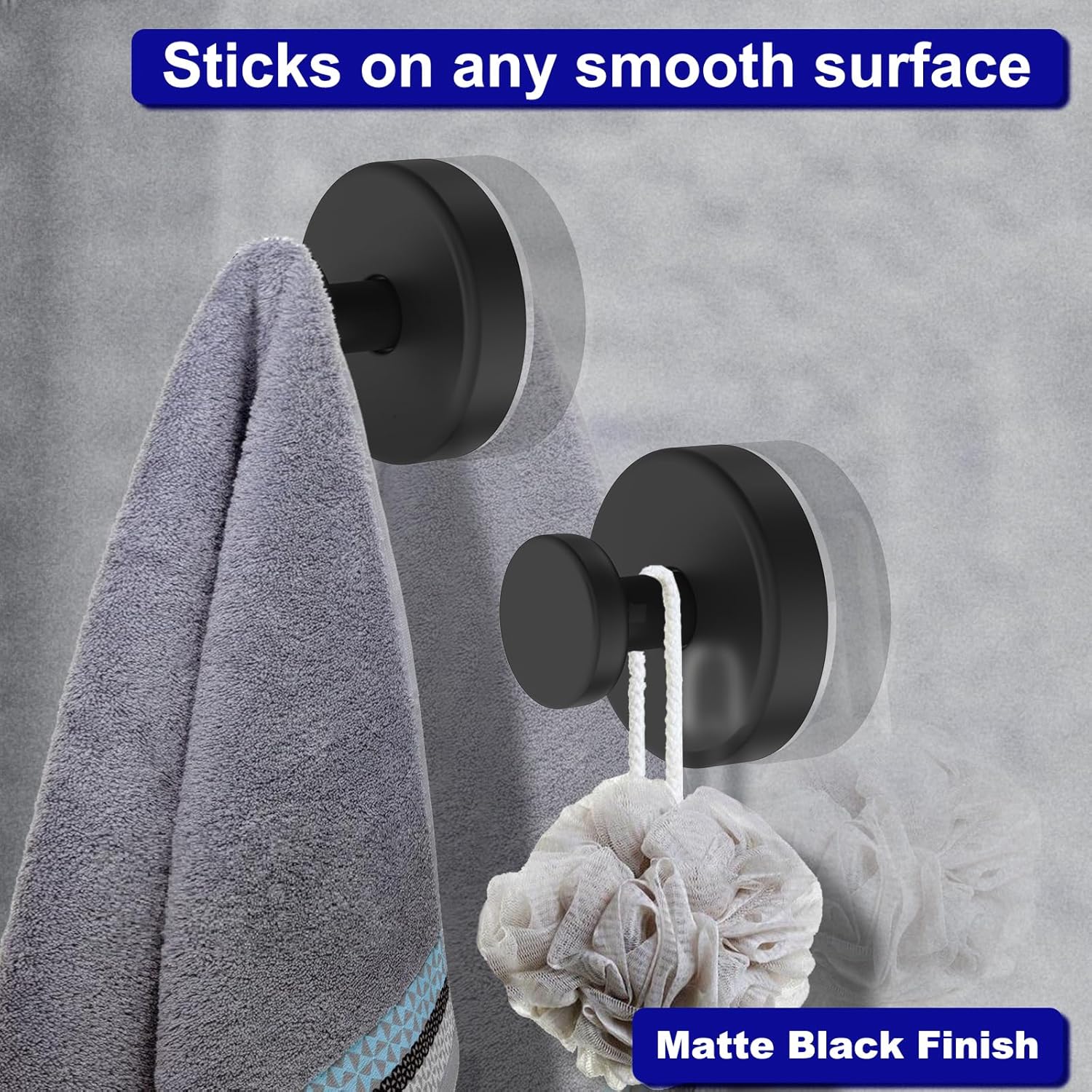 suction cup hooks for bathroom window glass Bowntik 2-packs