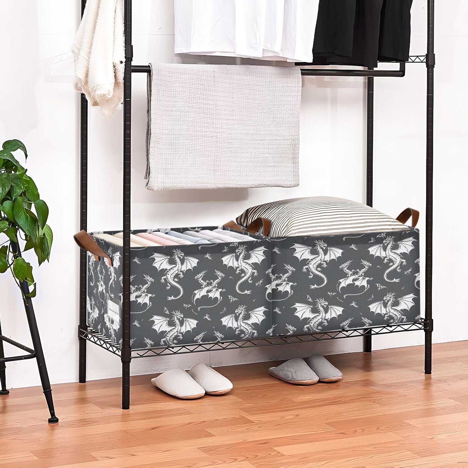 Heavy-Duty Water Repellent Storage Basket