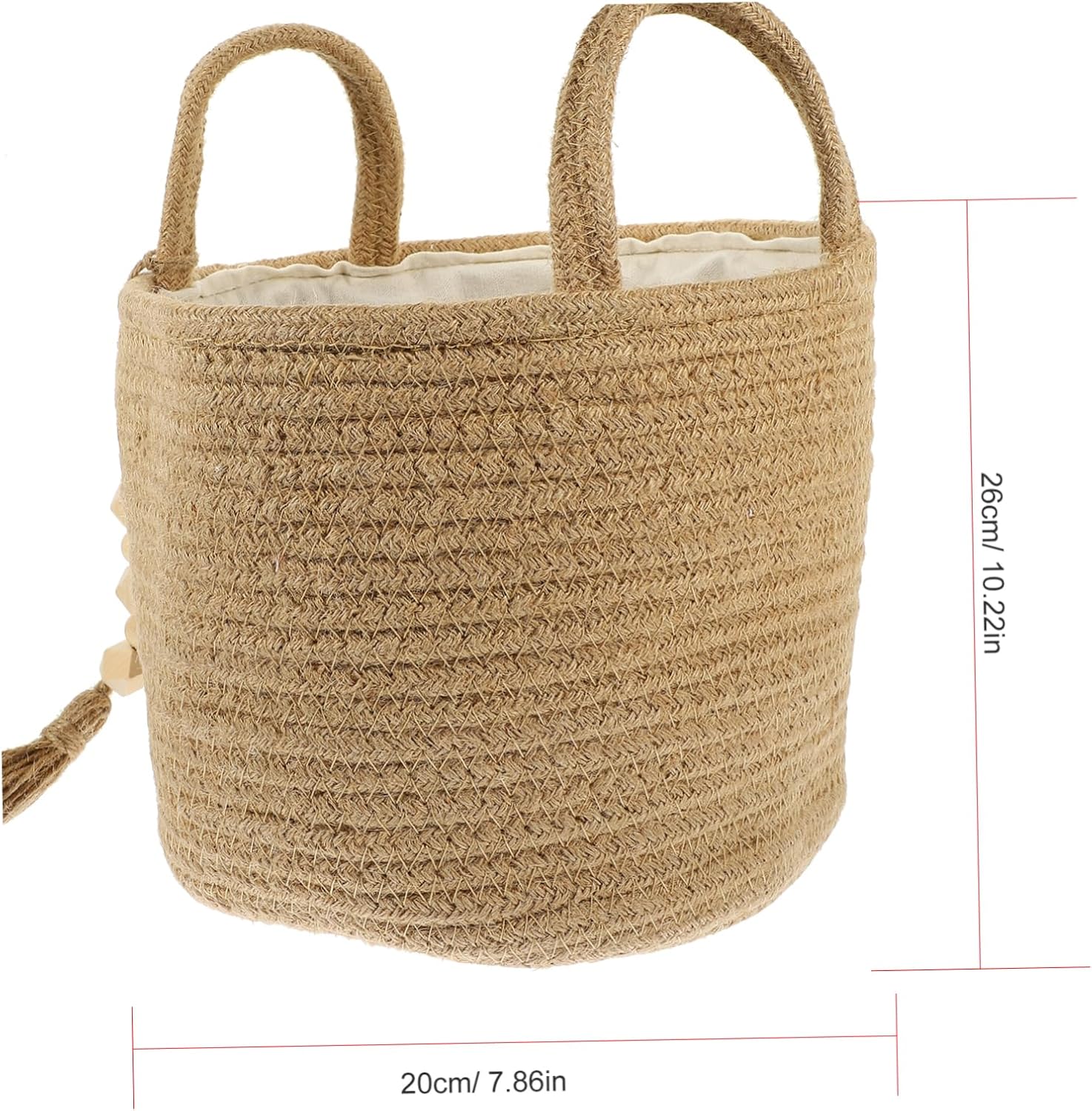 MAGICLULU Cotton Rope Laundry Basket with Dual Handles