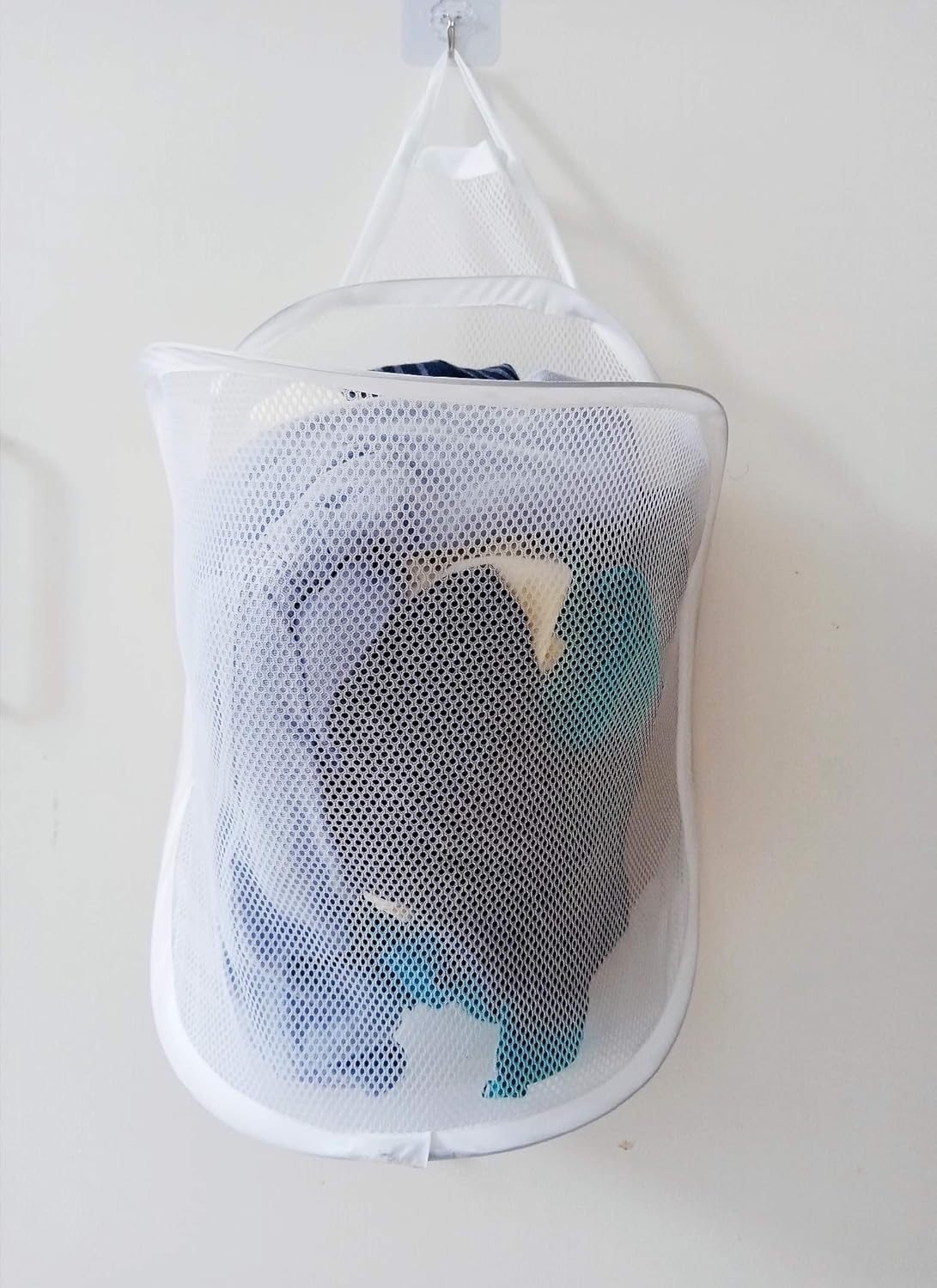 Compact Hanging Laundry Basket