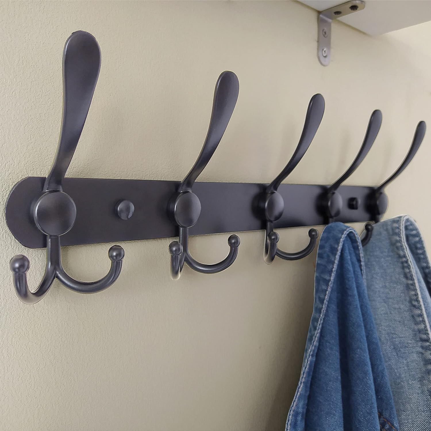 Sturdy Wall-Mounted Coat Rack
