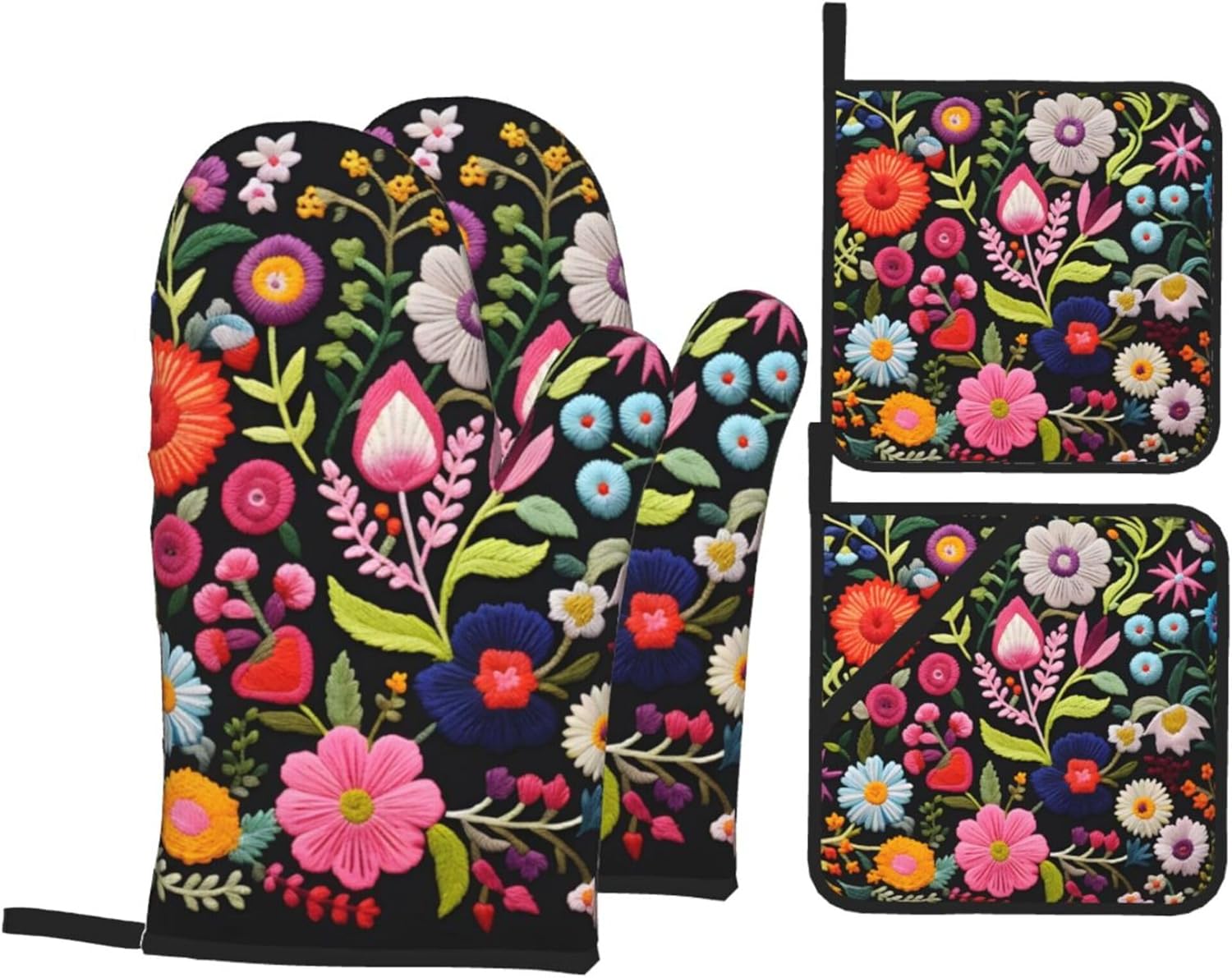 Rustic Oven Mitt Set