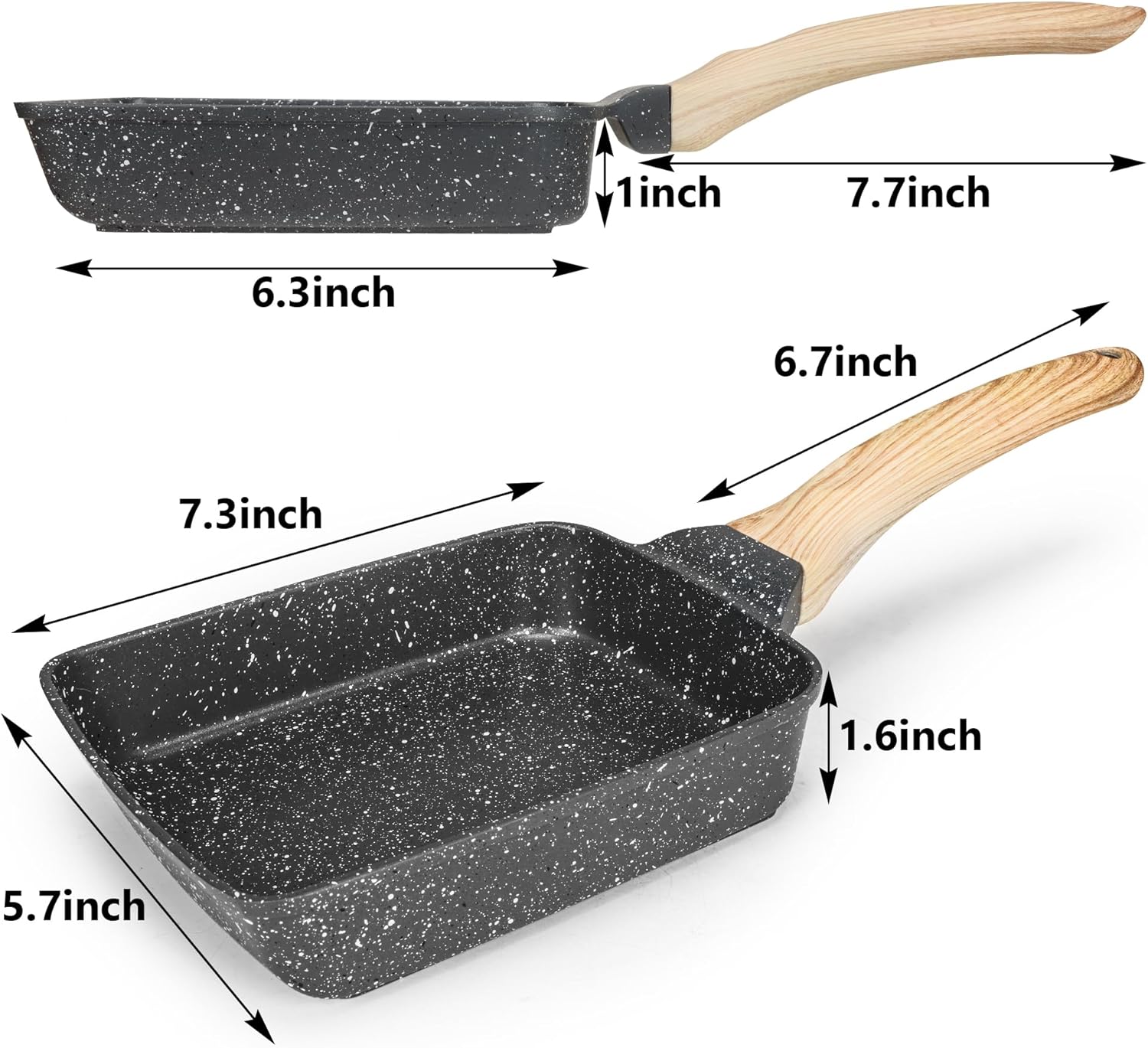 Stylish Japanese Omelette Pan Set