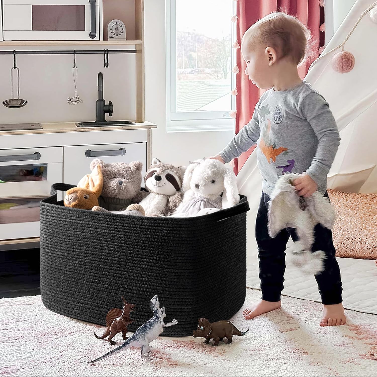Goodpick Storage Basket 236 x 157 x 138 Black