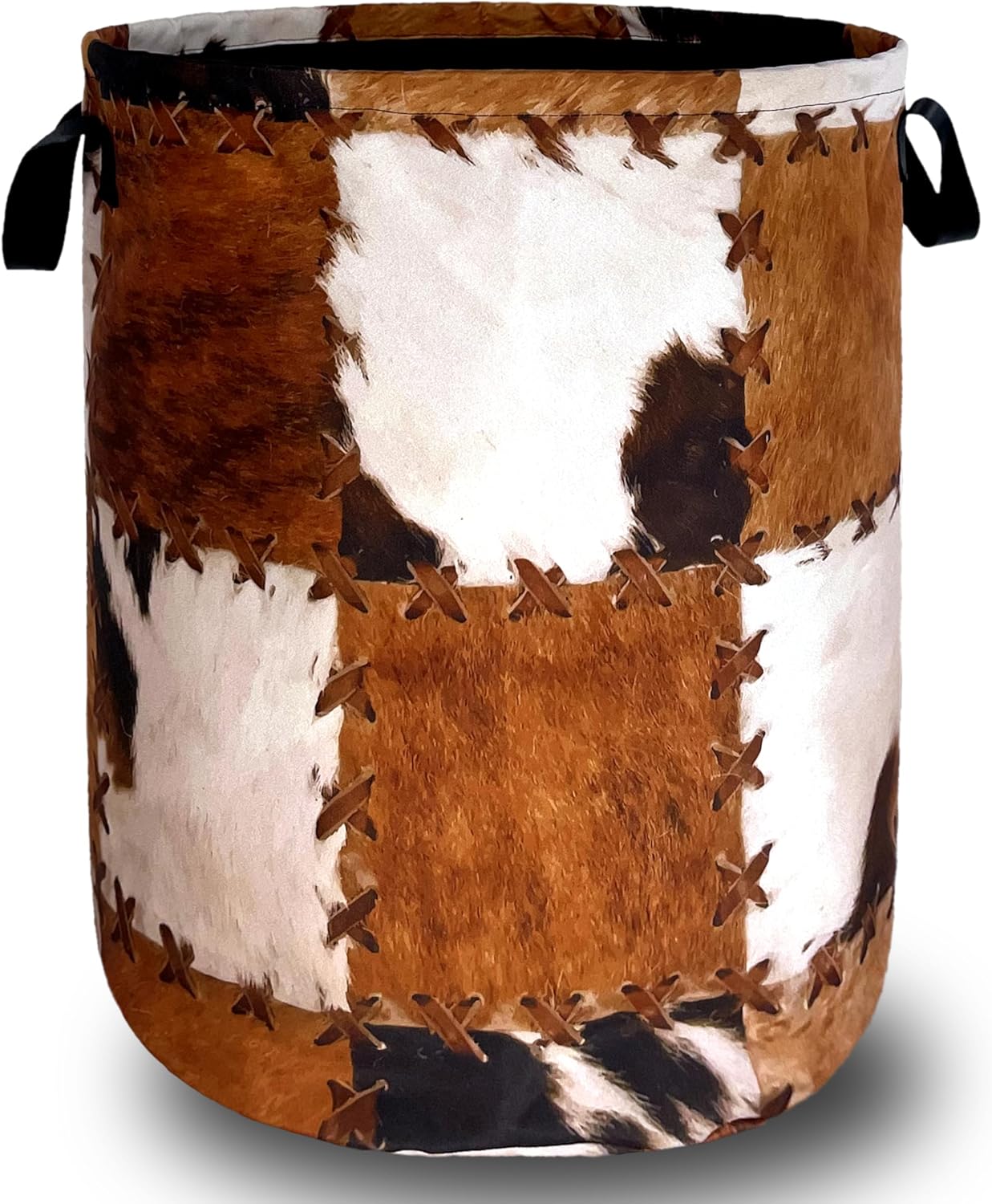 Unique Retro Cows Print Foldable Storage Organizer for Home Car