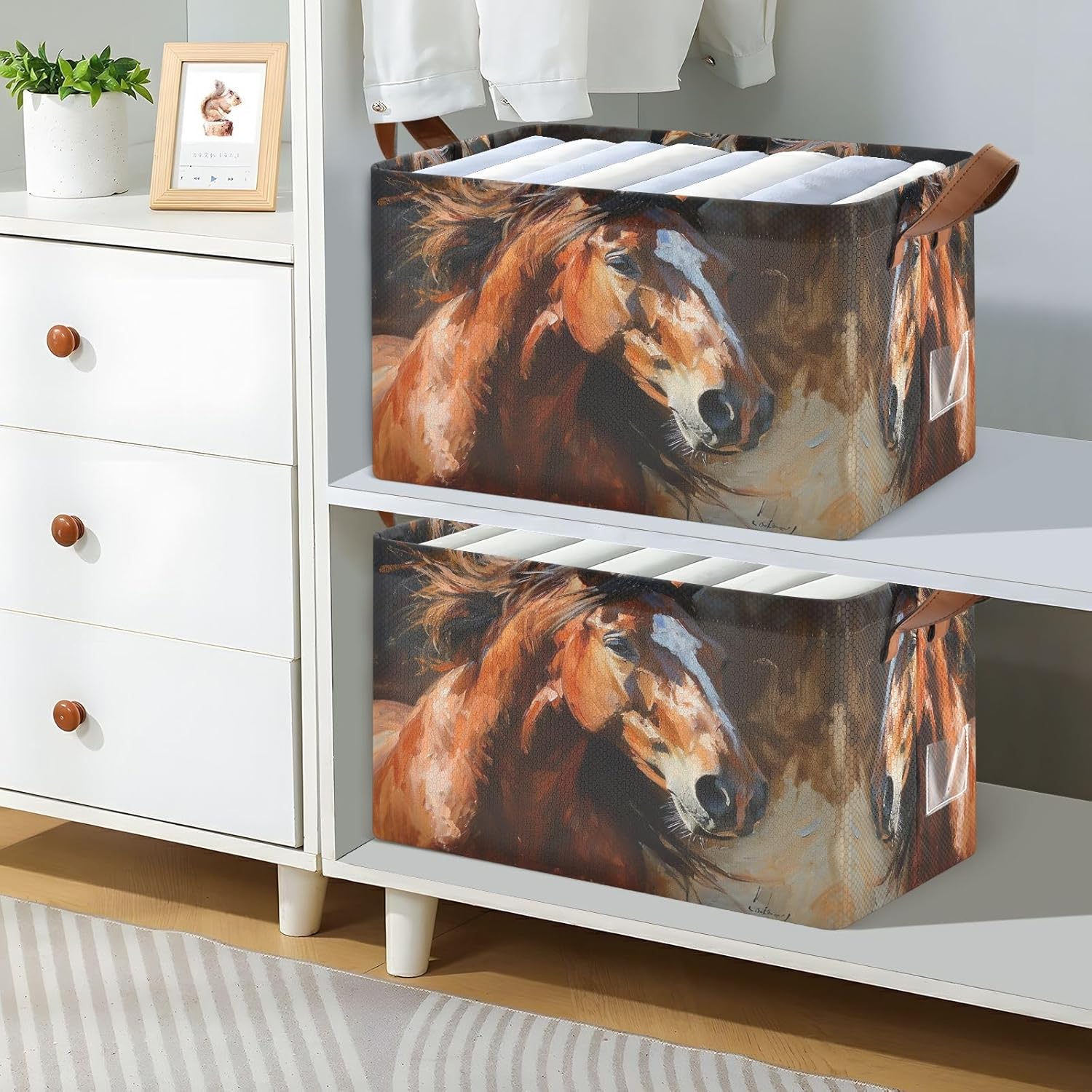 Collapsible Horse Storage Basket