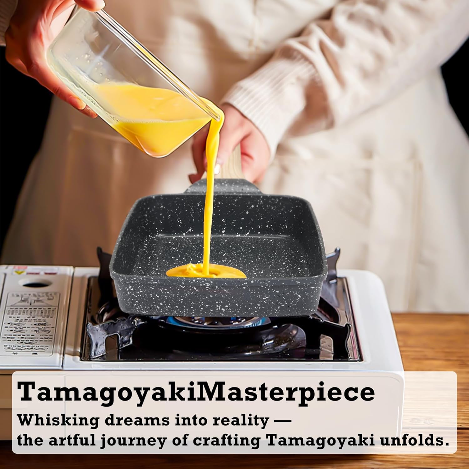 Stylish Japanese Omelette Pan Set
