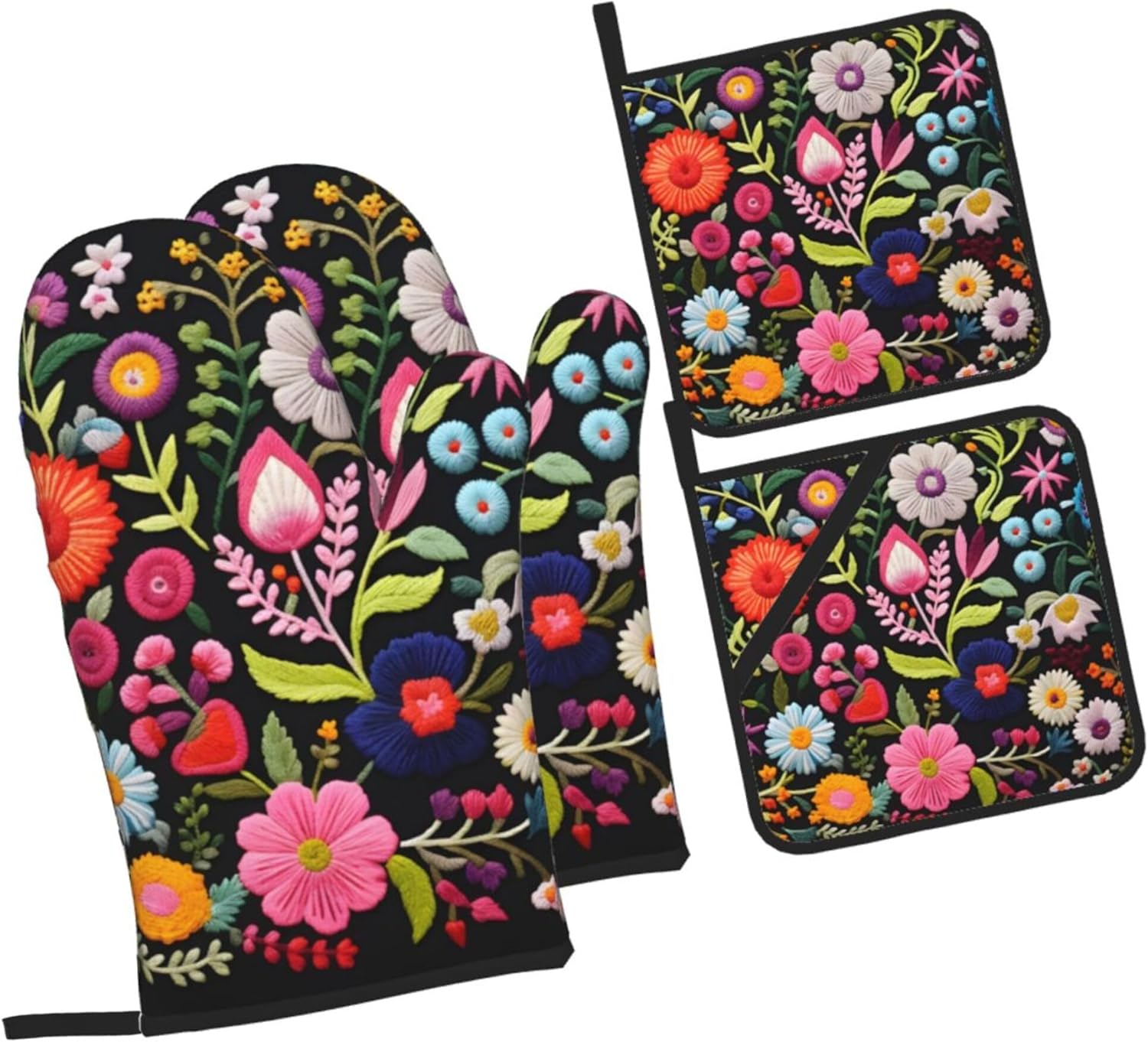 Rustic Oven Mitt Set