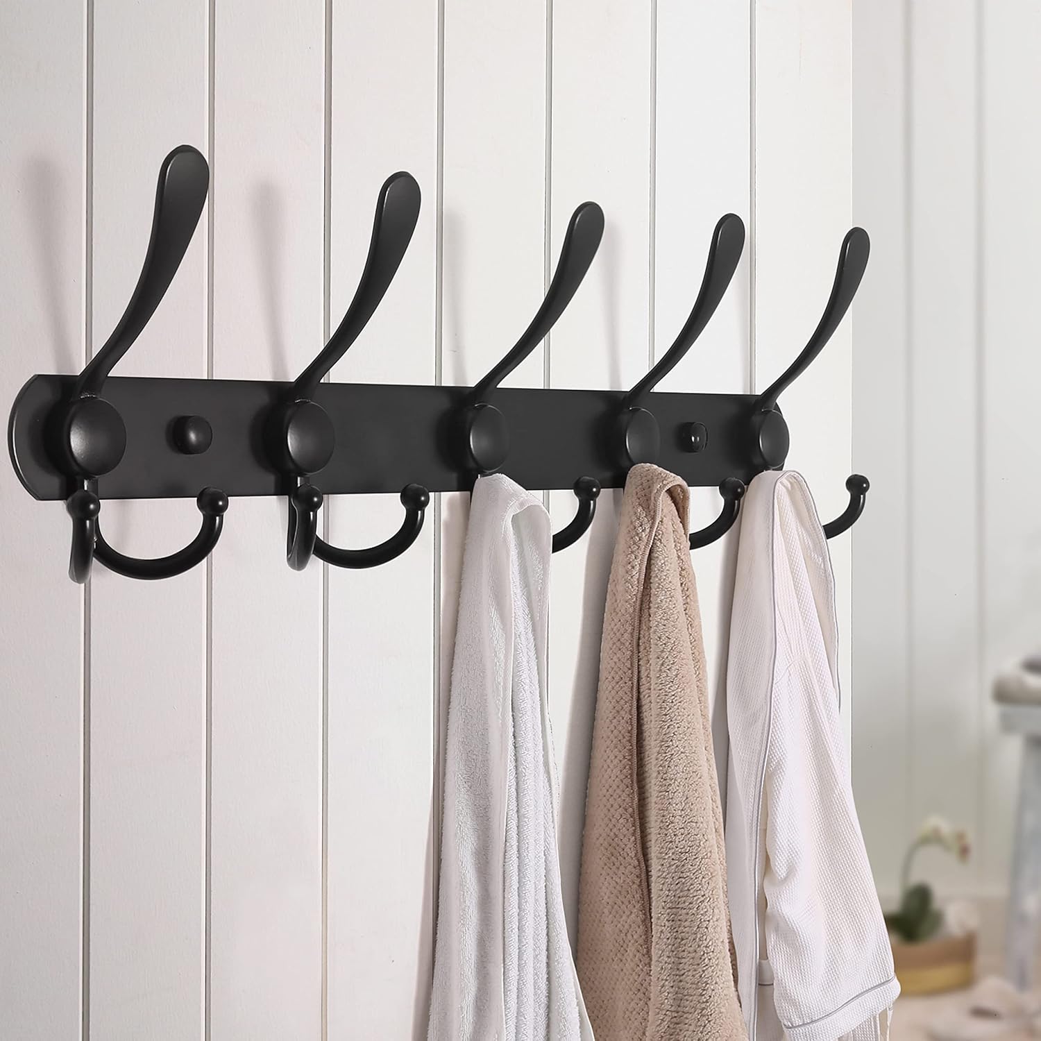 Sturdy Wall-Mounted Coat Rack