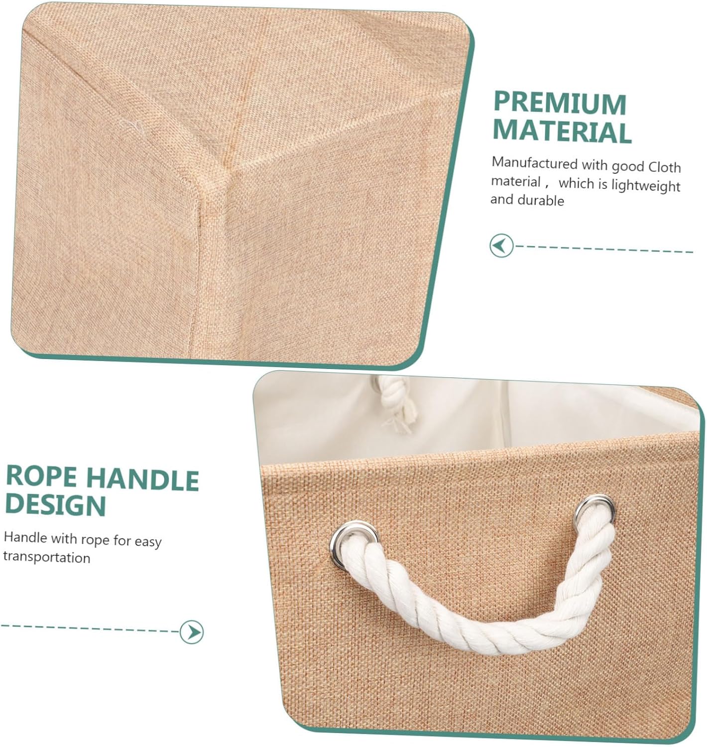 Cabilock Modern Minimalist Storage Basket for Laundry Use