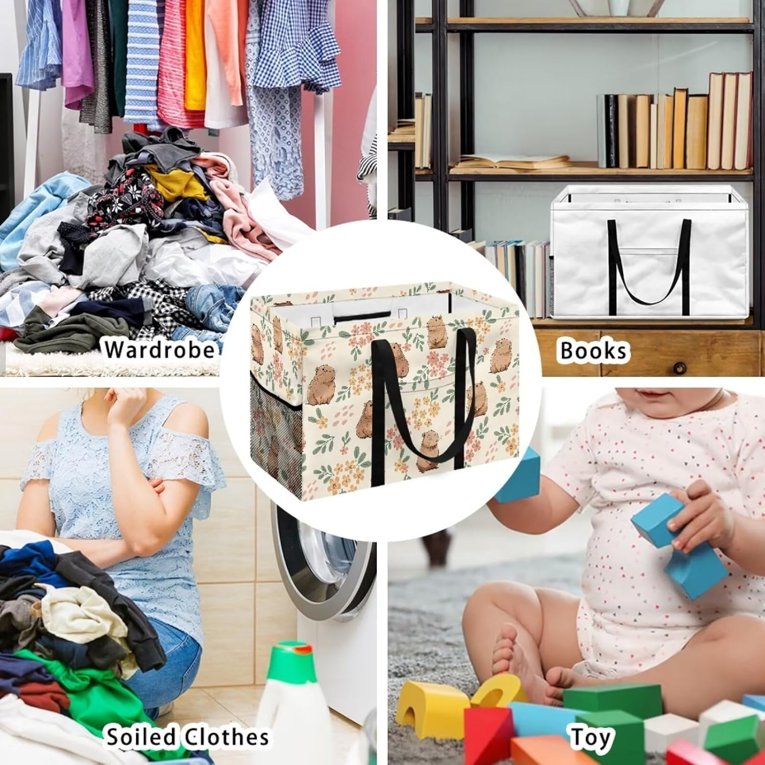 Laundry Hamper with Mesh Stylish and Space-Saving