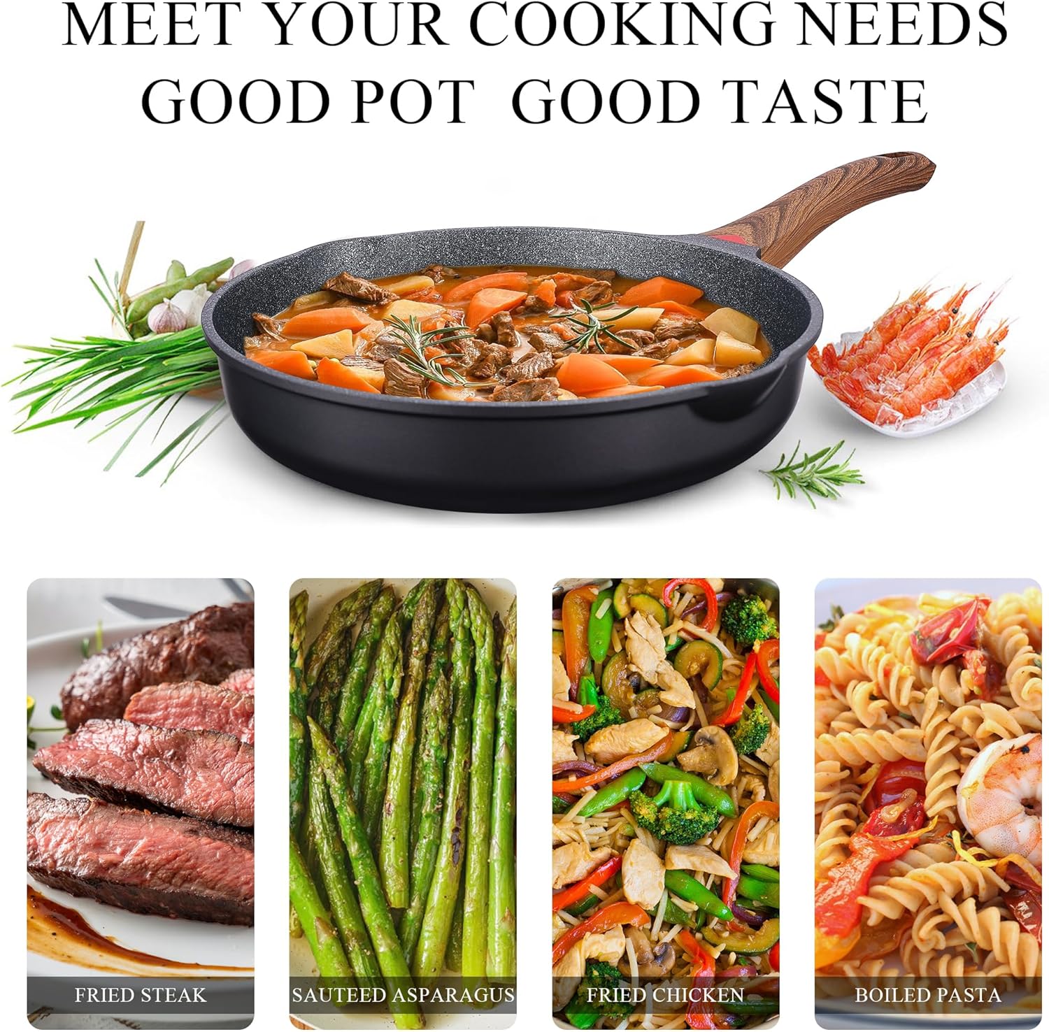 VinceF Anti-Scratch Frying Pan