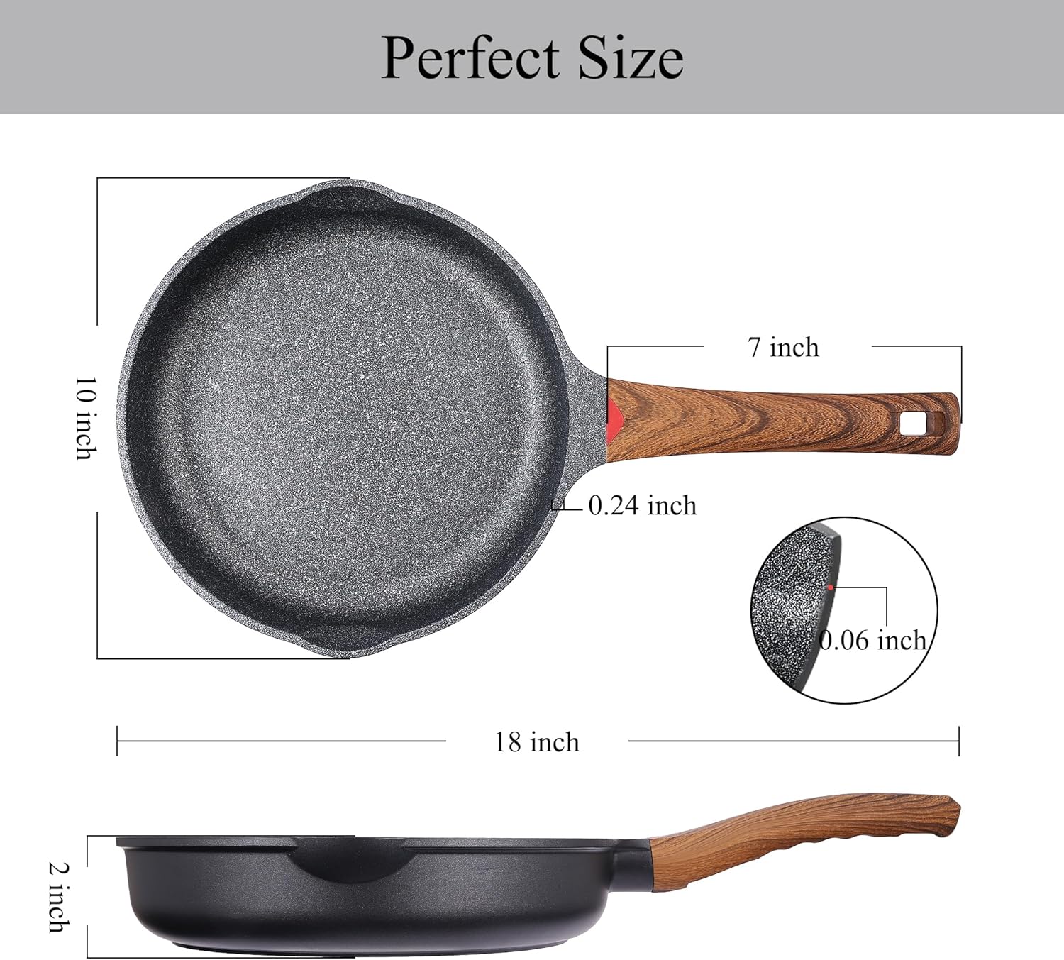 VinceF Anti-Scratch Frying Pan