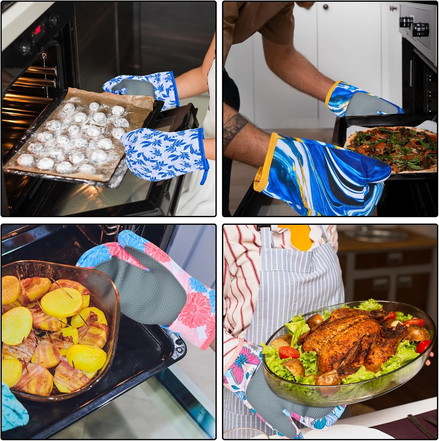 CenviaLuxy Christmas Oven Mitts