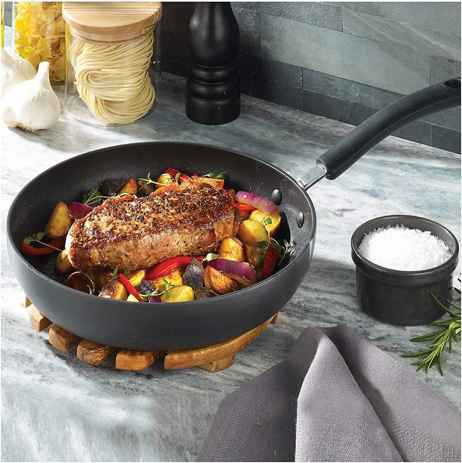 T-Fal Ultimate Hard Anodized Fry Pan Set 2 Piece