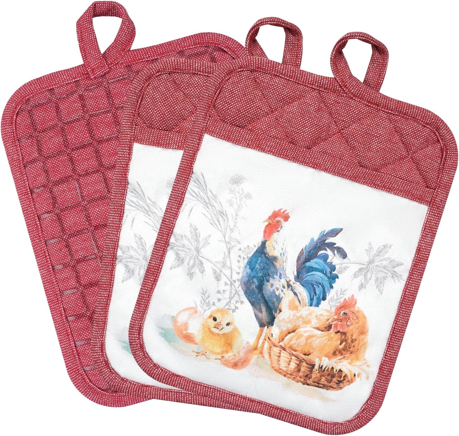 3PK Set silicone heat resistant pot holders