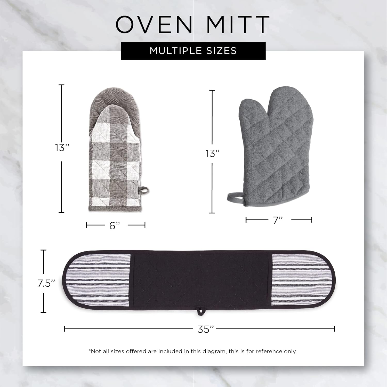 Perfect double oven mitt for oven kitchen use