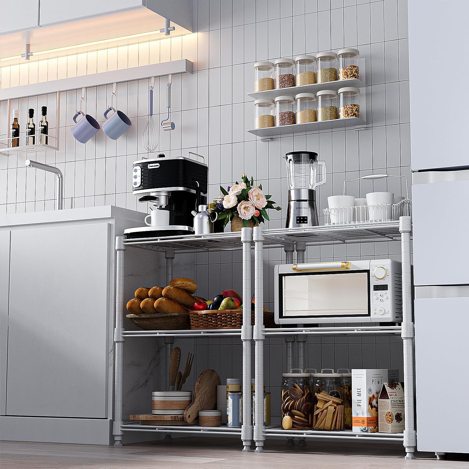 Versatile Wire Storage for Home Kitchen