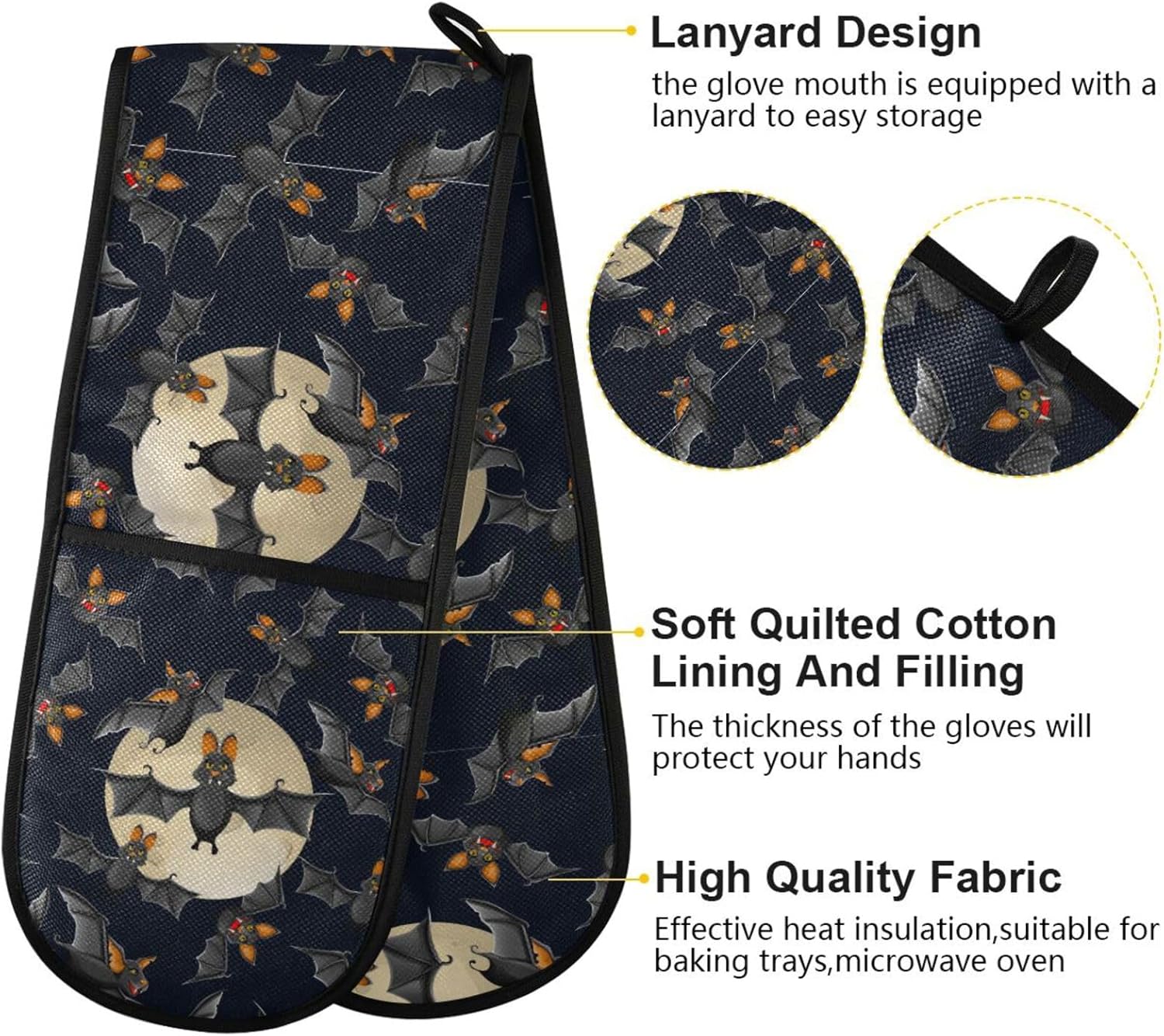Fygkptb Halloween Top Choice Double Oven Mitts