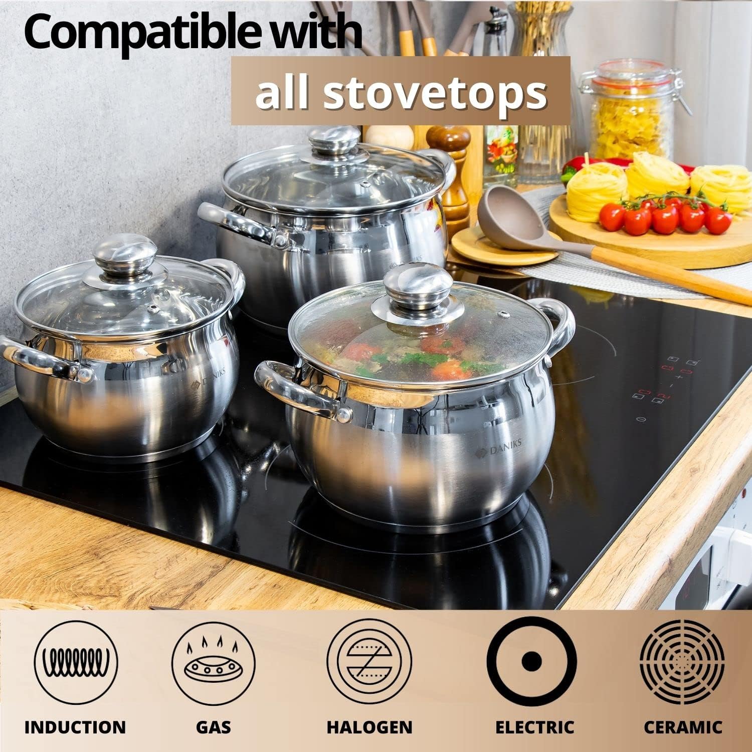 Durable Versatile 6-Piece Cookware Set