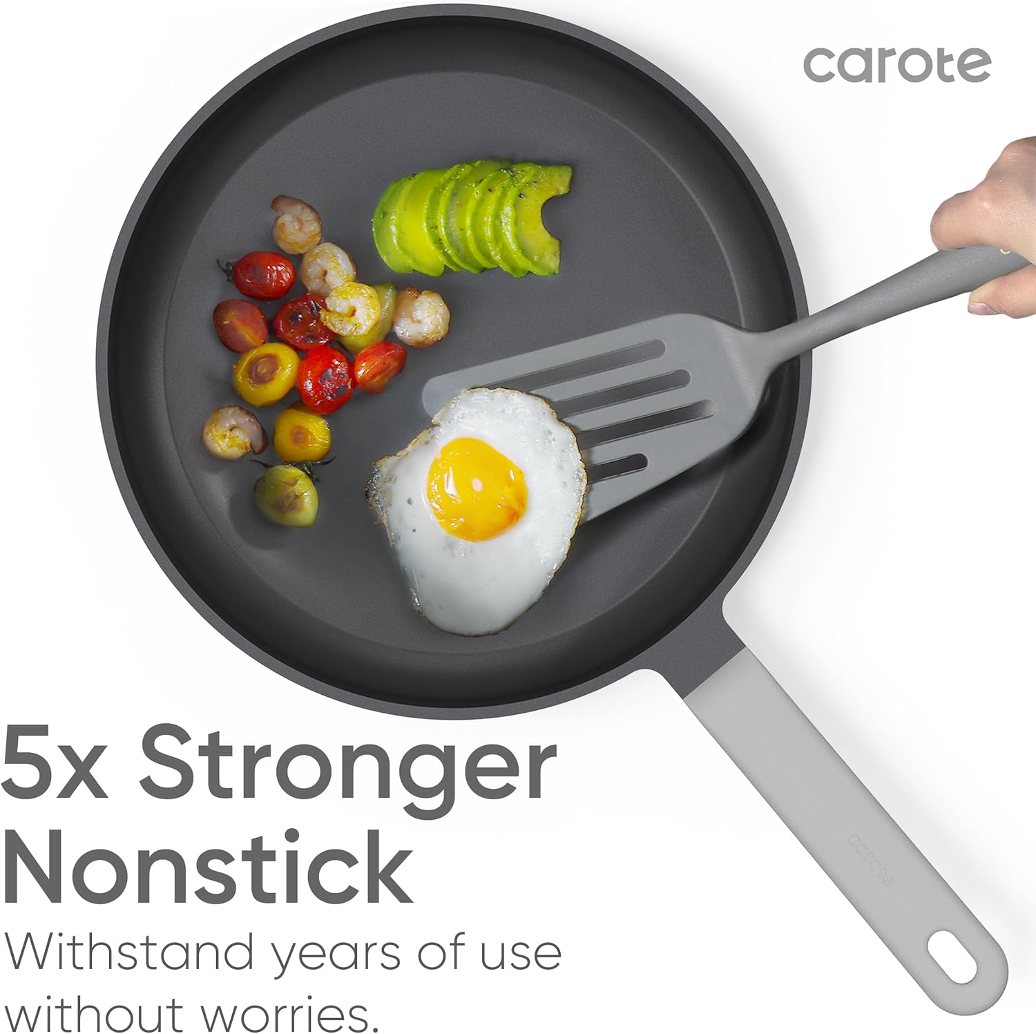 CAROTE Non-Stick Cookware Set Safe Premium Kitchen Essentials