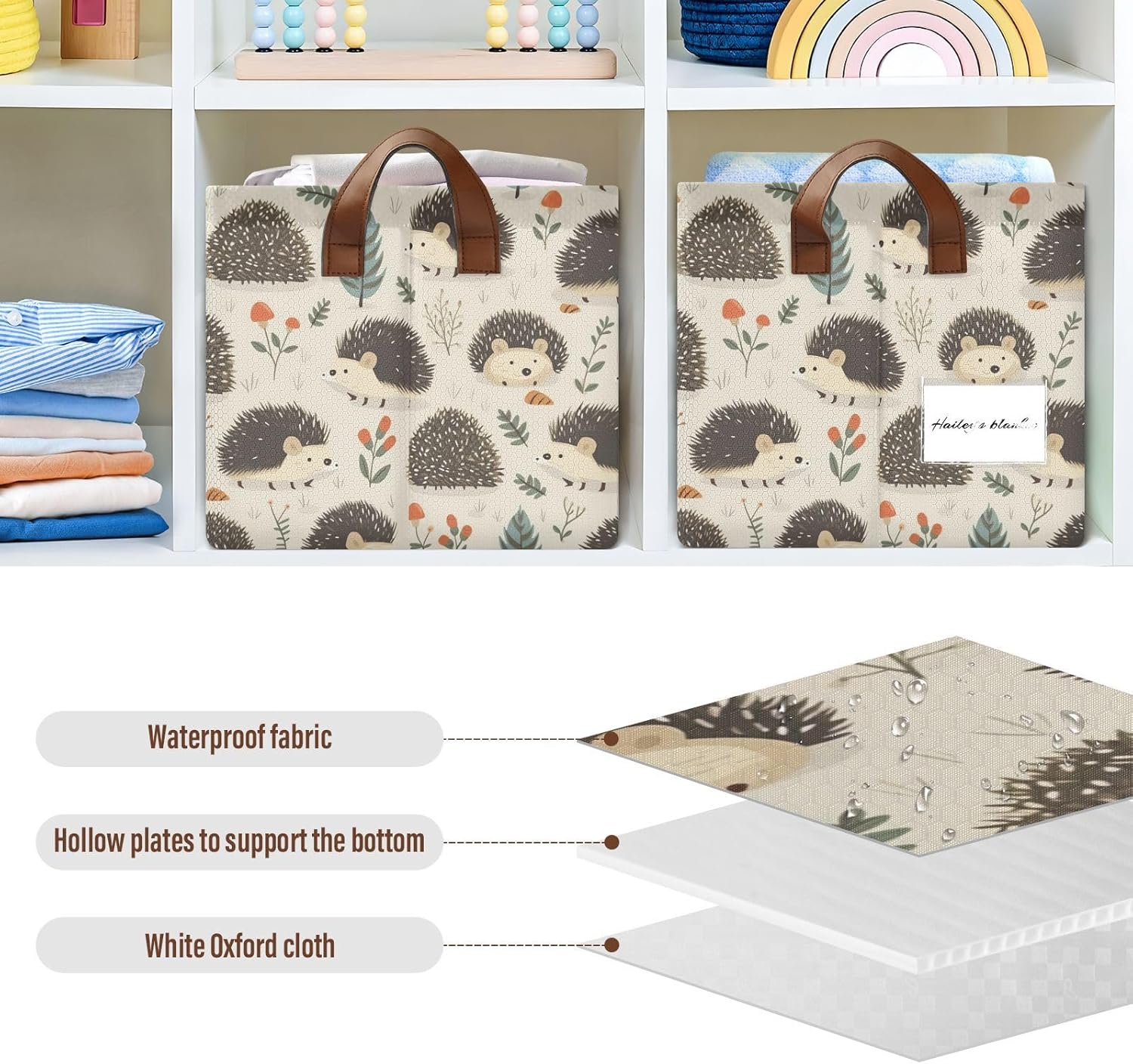 Stylish and Durable Hedgehog Storage Basket