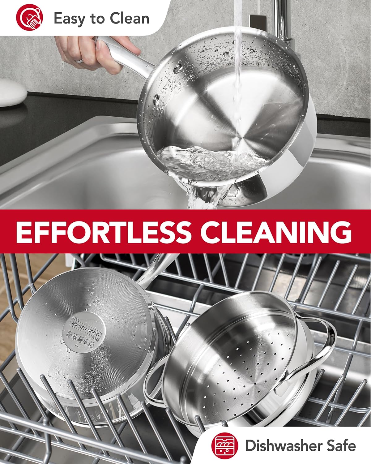 Stainless Steel Saucepan with Lid