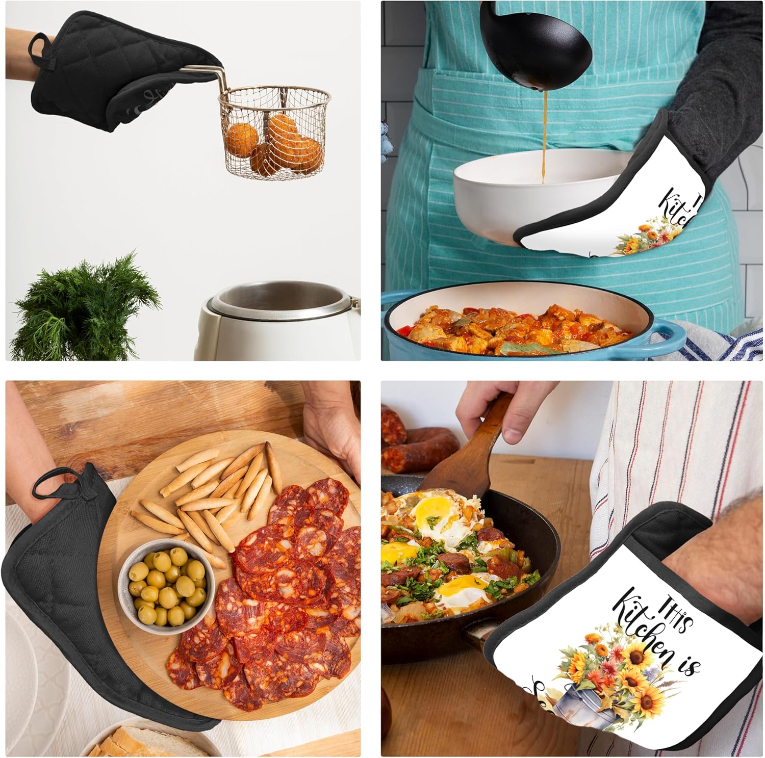 This Kitchen is Seasoned with Love Heat-Resistant Pot Holder