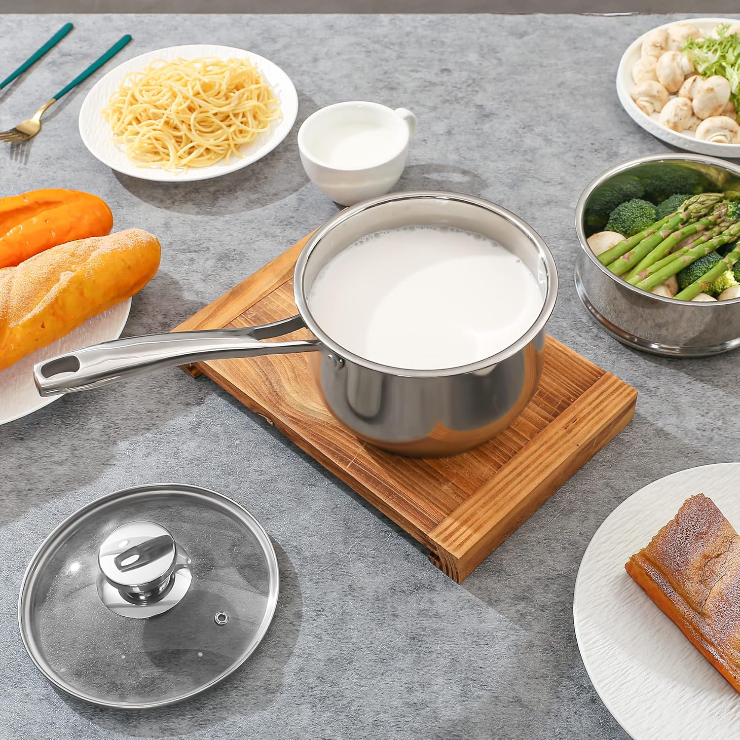 Stainless Steel Saucepan 18cm