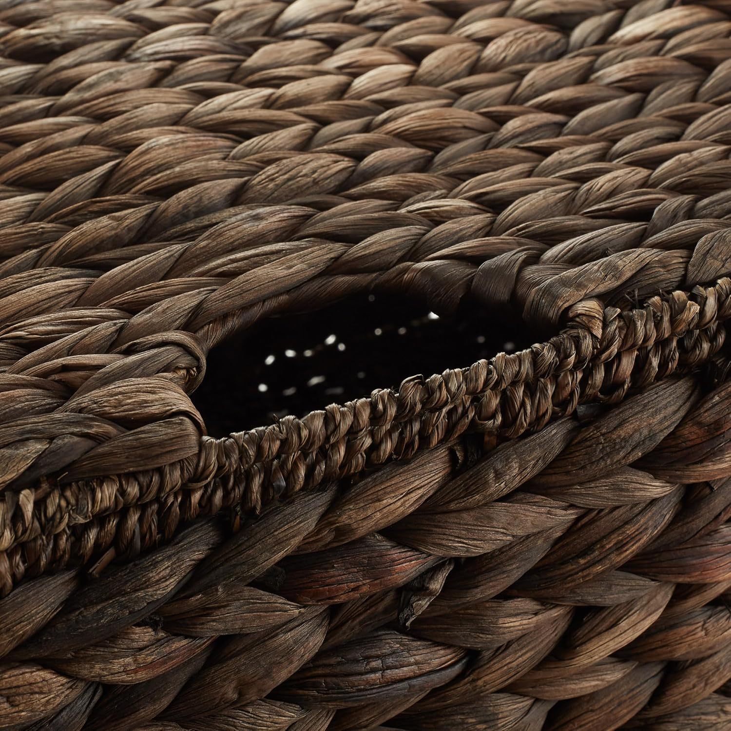 Casafield Water Hyacinth Storage Basket Set Eco-Friendly Stylish Multipurpose Organizer