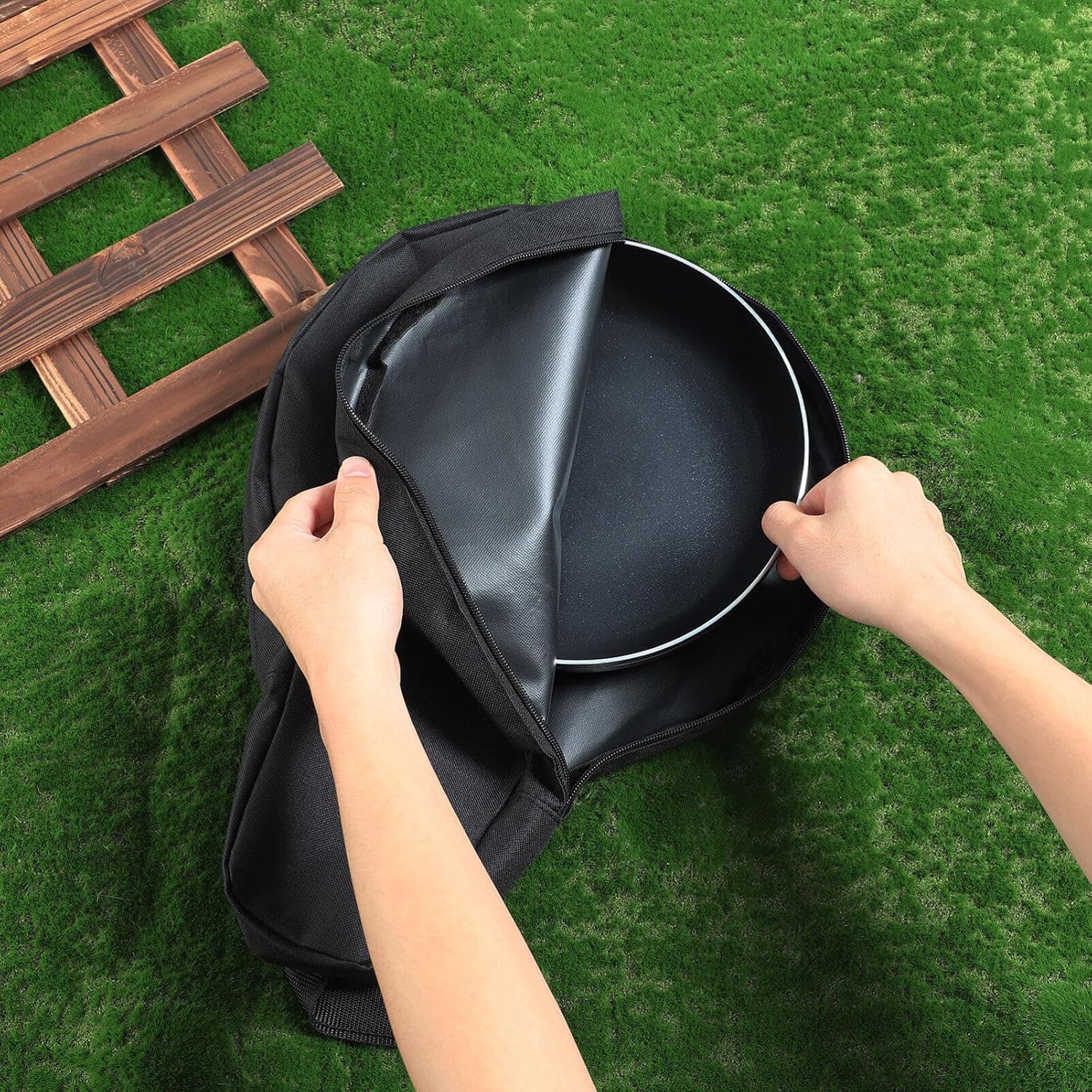 Hemoton 2-pcs Cast Iron Skillet Bag