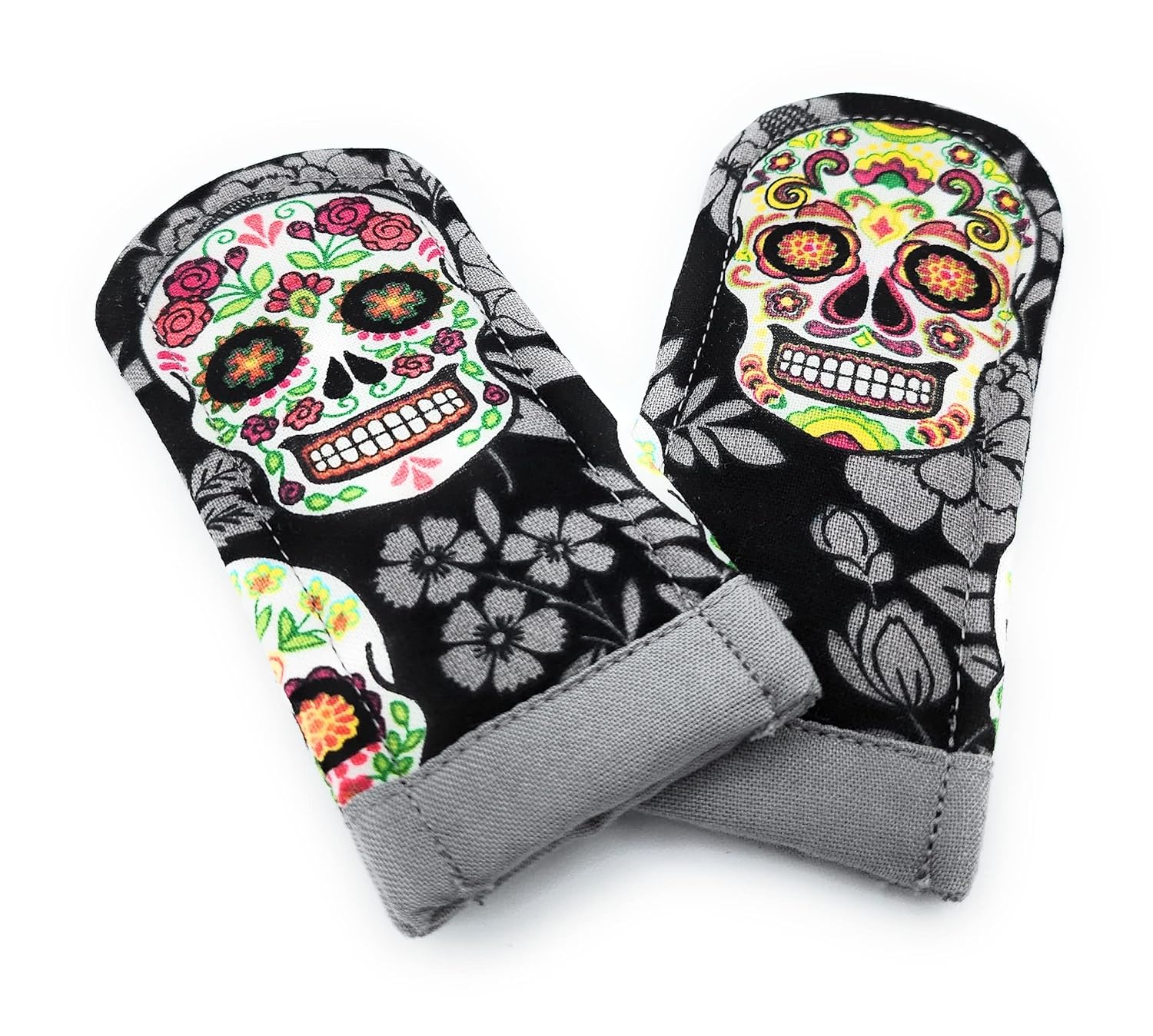 Sugar Skull Pot Holder Set - Da de Muertos Theme