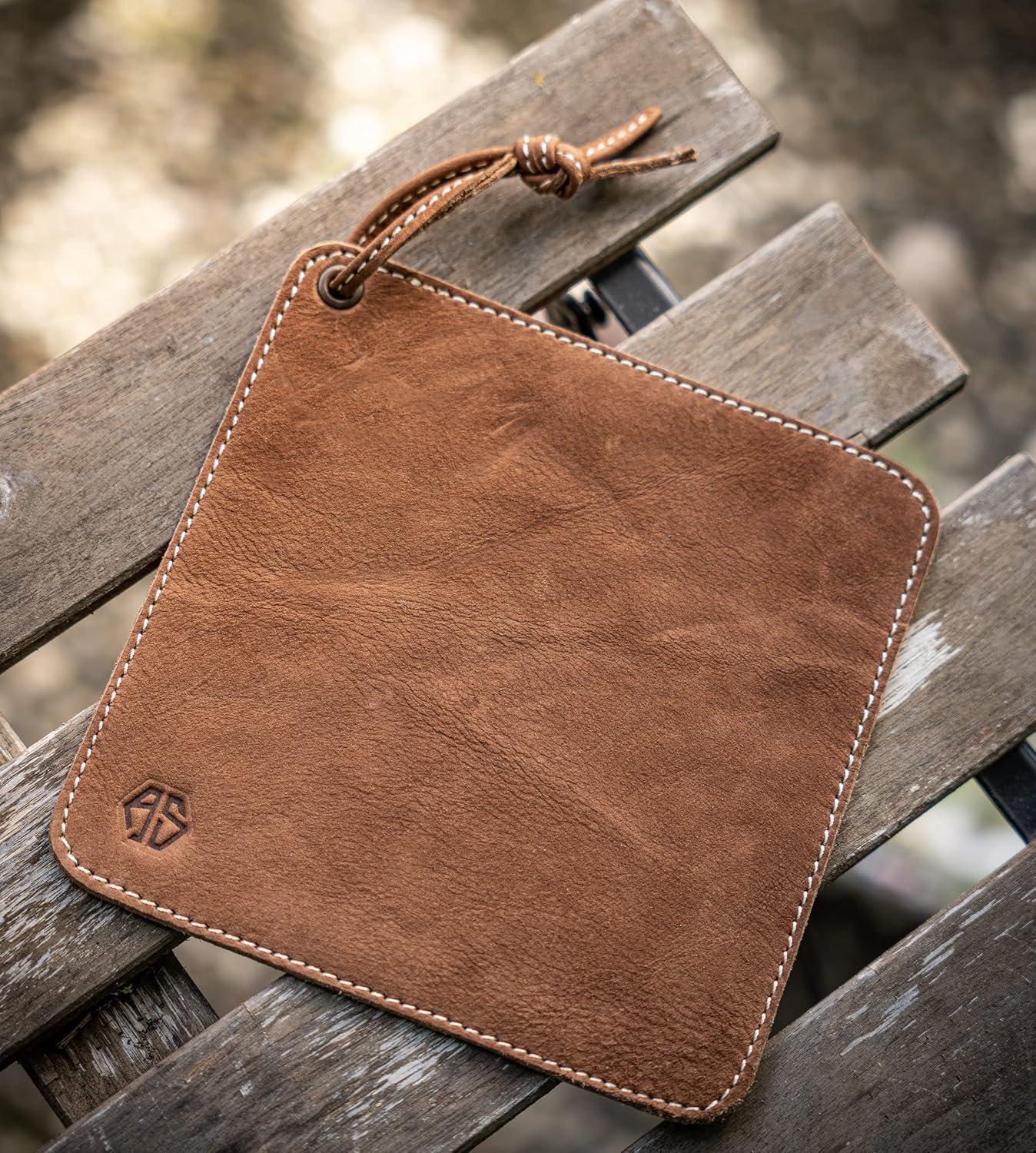 Buffalo Leather Potholders Heat-Resistant Double Layered