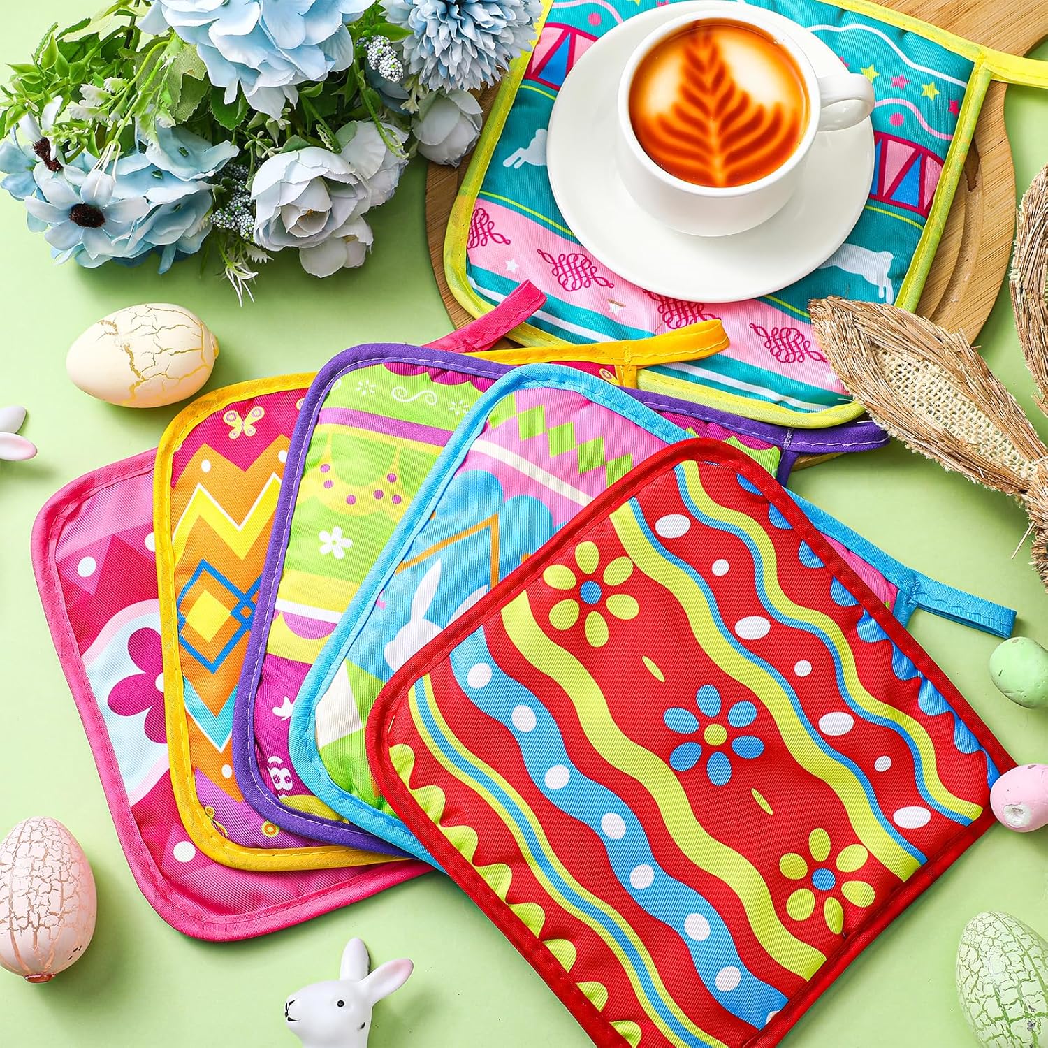 Bencailor 12-Piece Hot Potholders forOven Safe