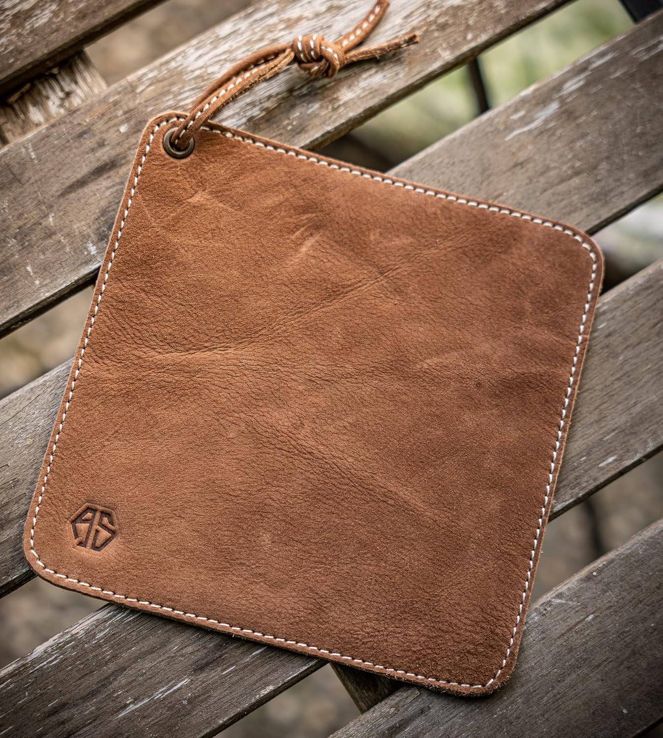 Buffalo Leather Potholders Heat-Resistant Double Layered