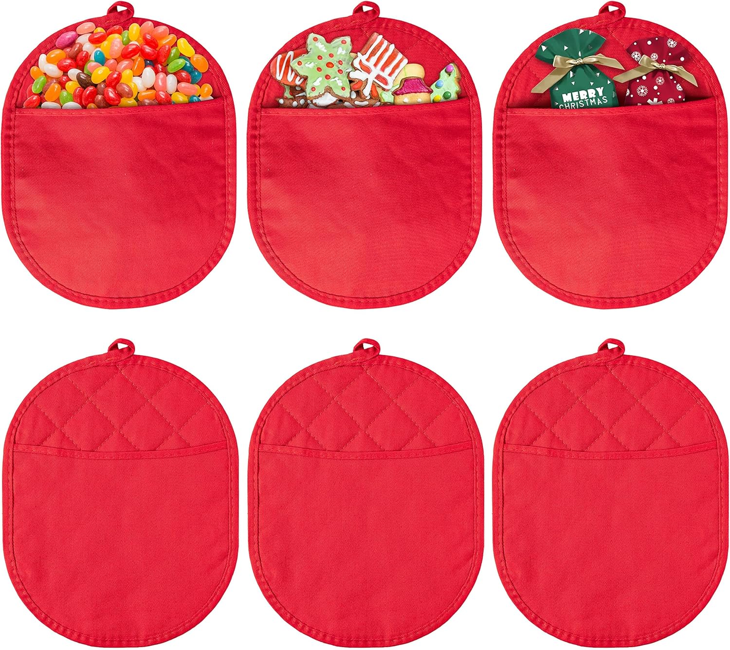 R HORSE 6Pcs Christmas Pot Holders